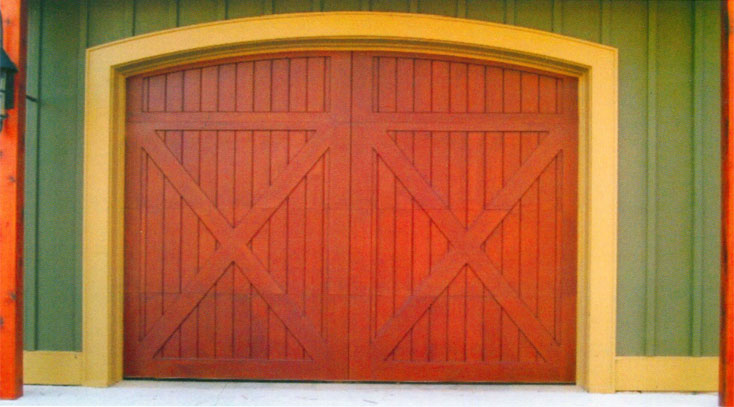 實(shí)木車庫門